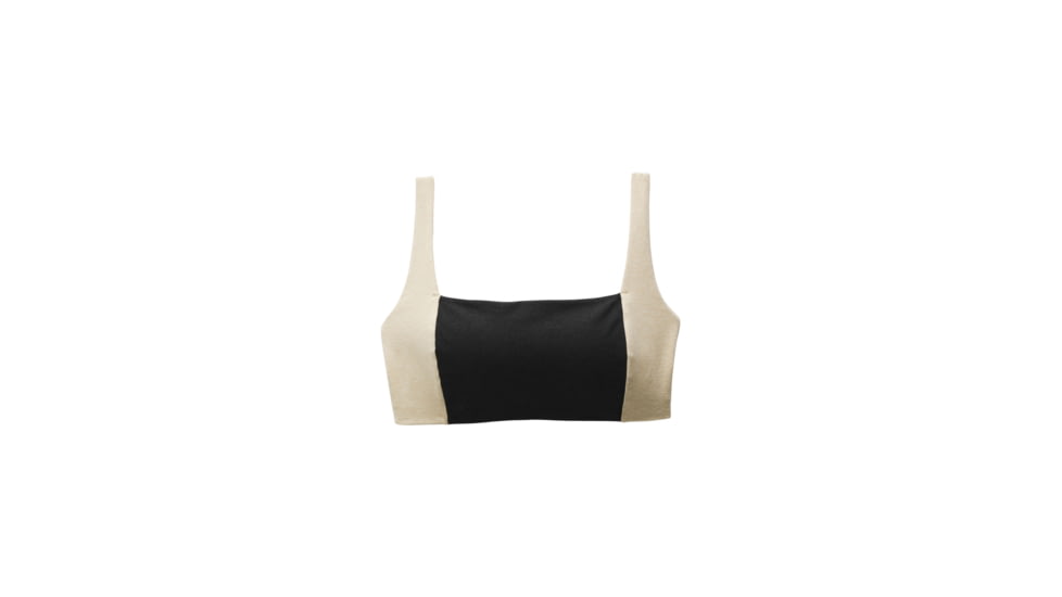 prAna Heavana Hot Spell Bra - Womens, Black / Cliffside Heather, XL, 2066821-003-XL