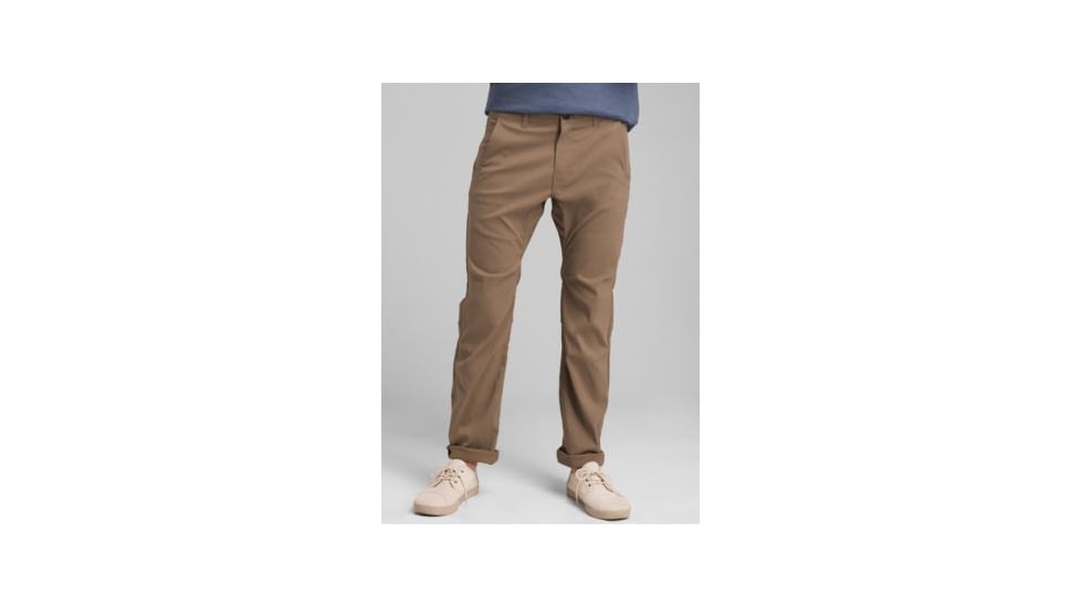 prAna Hendrixton Straight Pant, Mud, 35 Waist, Long Inseam, M41193426 -215-35