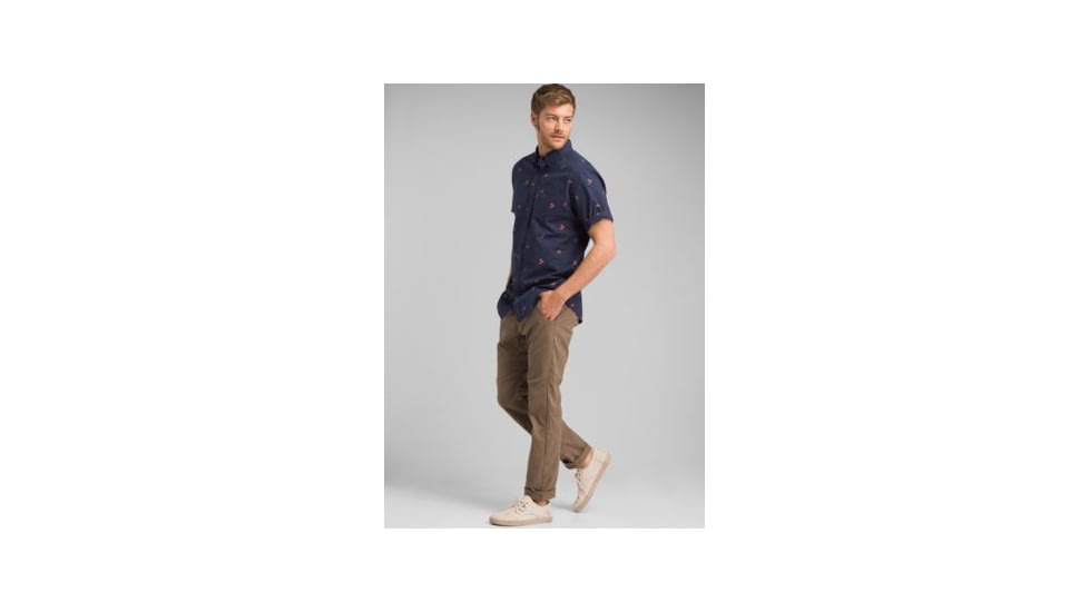 prAna Hendrixton Straight Pant, Mud, 35 Waist, Long Inseam, M41193426 -215-35