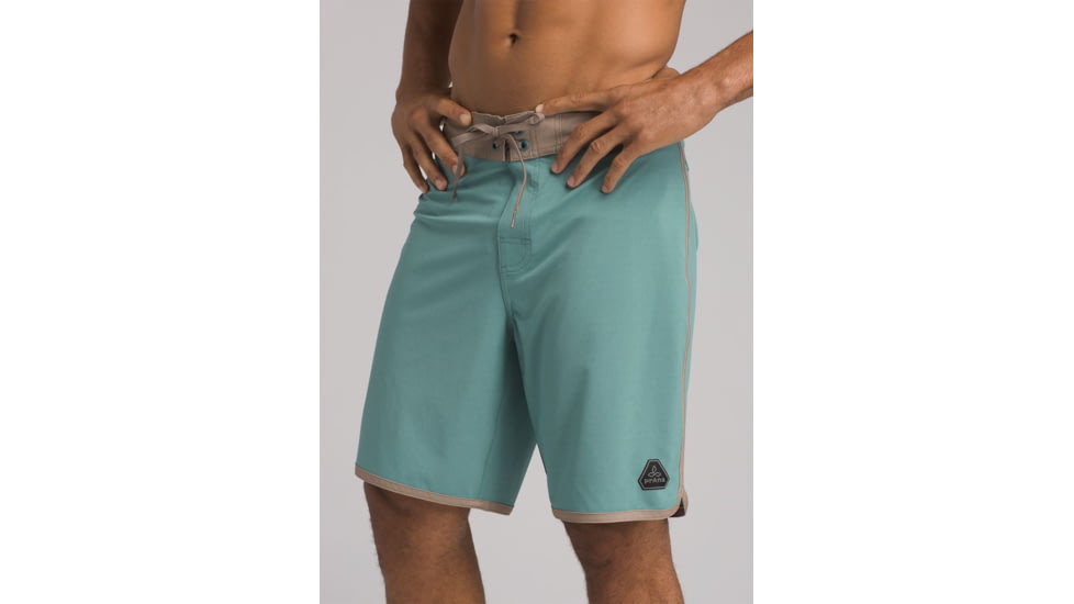 prAna High Seas Boardshort, Dusty Aloe, 38 Waist, M3HSEA116 -301-38