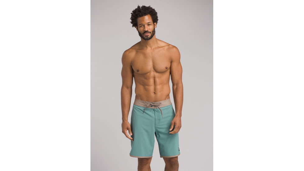 prAna High Seas Boardshort, Dusty Aloe, 38 Waist, M3HSEA116 -301-38