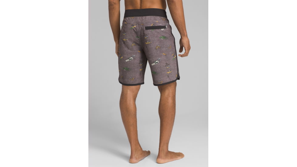prAna High Seas Boardshort, Granite Big Island, 28 Waist, M3HSEA116 -078-28