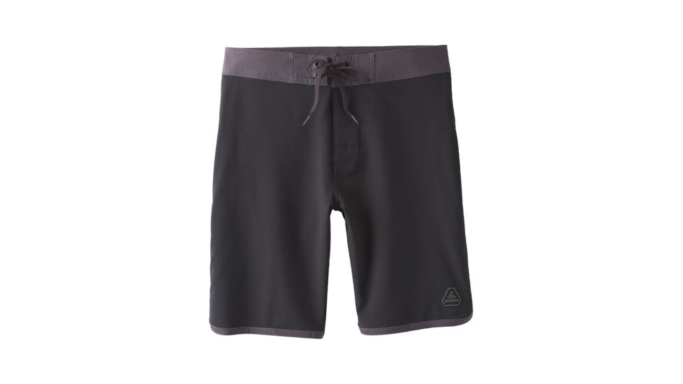 prAna High Seas Boardshort - Mens, Black, 34 Waist, M3HSEA116 -001-34