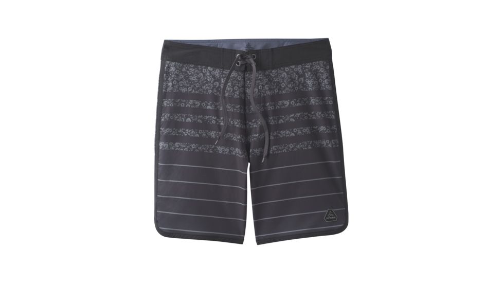 prAna High Seas Short Mens, Black Field Stripe, 40, M3HSEA116-BKFX-40