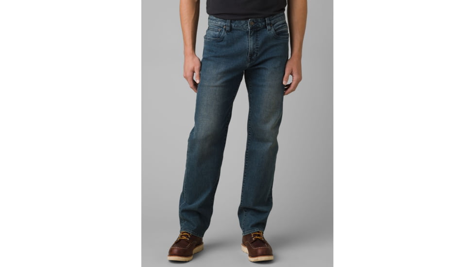 prAna Hillgard Jean Jeans, Antique Stone Wash, 34, 1964831-400-32-34