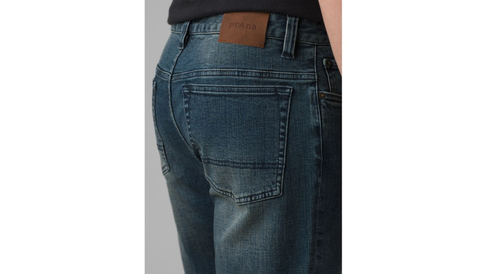 prAna Hillgard Jean Jeans, Antique Stone Wash, 34, 1964831-400-32-34