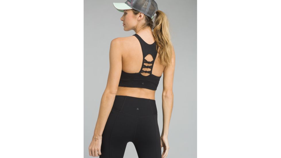 prAna Itzel Bra - Women's, Solid Black, Large, W13180524-SOBK-L