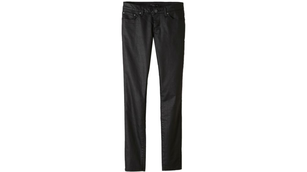 prAna Jett Coated Pant - Women's -Black-Regular Inseam-12