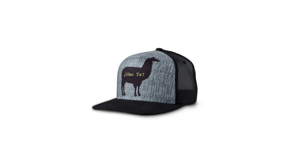 prAna Journeyman Trucker Hat - Men's, Black Llama, One Size, U5JOUR315-BKLL-O/S