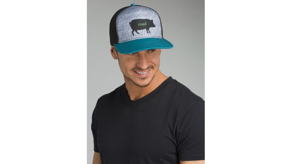 prAna Journeyman Trucker Hat - Men's, Road Hog, One Size, U5JOUR315-RDHG-O/S