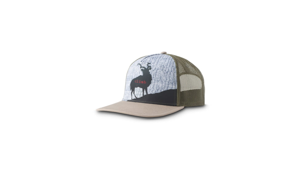 prAna Journeyman Trucker Hat, Mountain Goat, One Size, U5JOUR315-MGOA-O/S