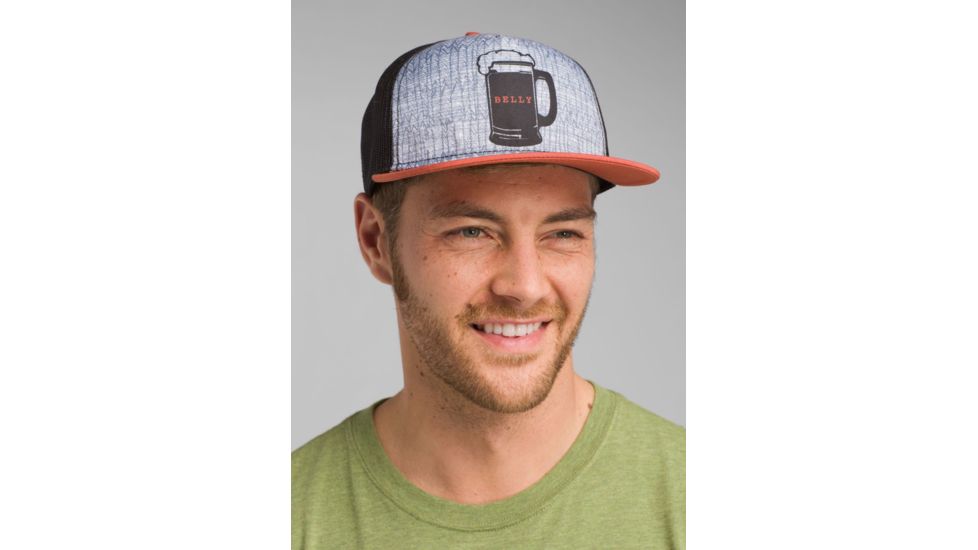 prAna Journeyman Trucker - Unisex, Dry Chili Beer, One Size, U5JOUR315-DCBR-O/S