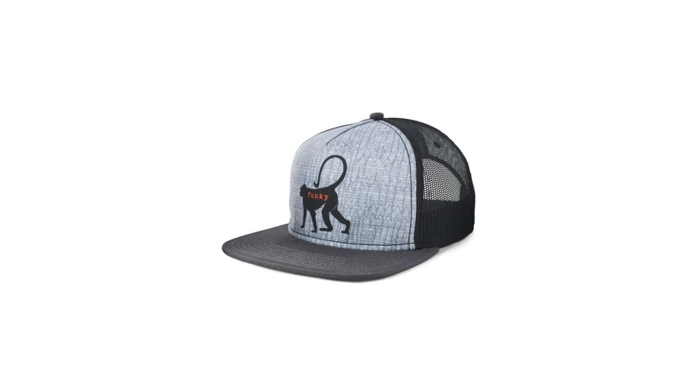 prAna Journeyman Trucker - Unisex, Granite Monkey, One Size, U5JOUR315 -074-O/S