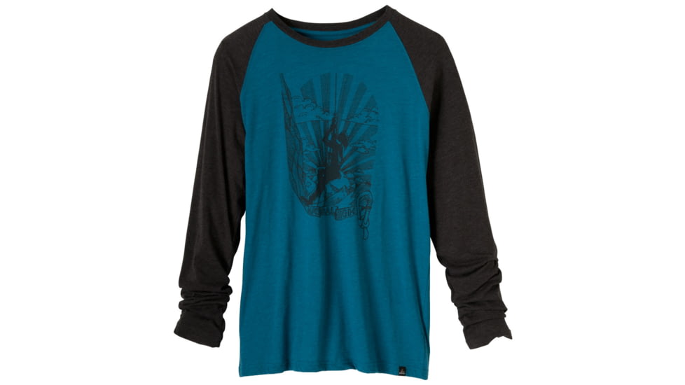 prAna Jumar Long Sleeve T - Men's-Ink Blue-X-Large