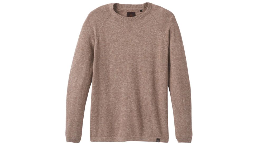 prAna Kaola Crew Sweater - Mens, Sepia Heather, Extra Large, M21191398-ZEHT-XL