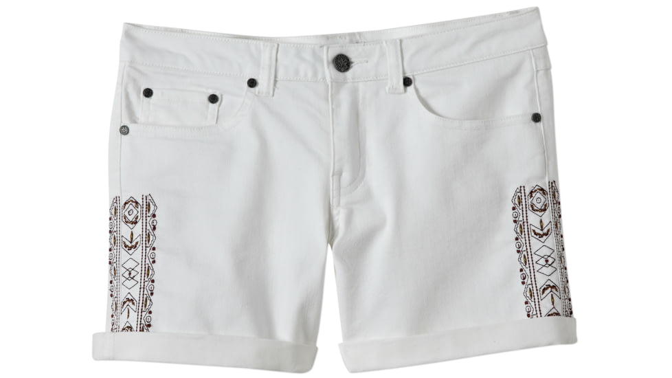 prAna Kara Short - Women's -White Aztec-4