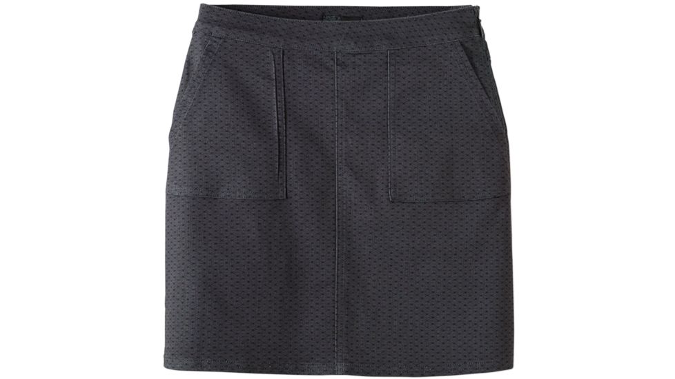 prAna Kara Skirt - Women's-Charcoal Dots-2