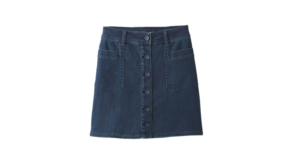 prAna Kara Skirt - Women's, Indigo, 2, W31180427-IND-2