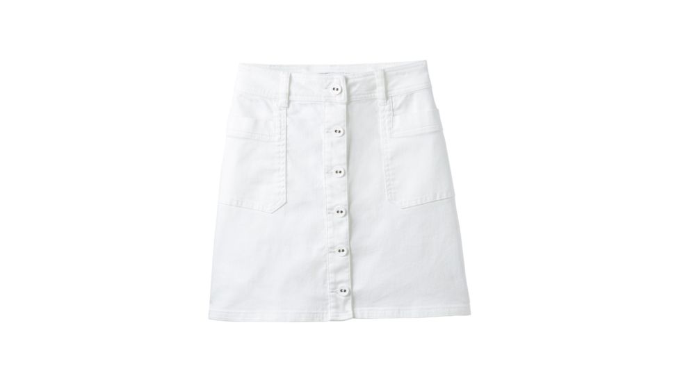 prAna Kara Skirt Womens, White, 8, W31180427-WHT-8