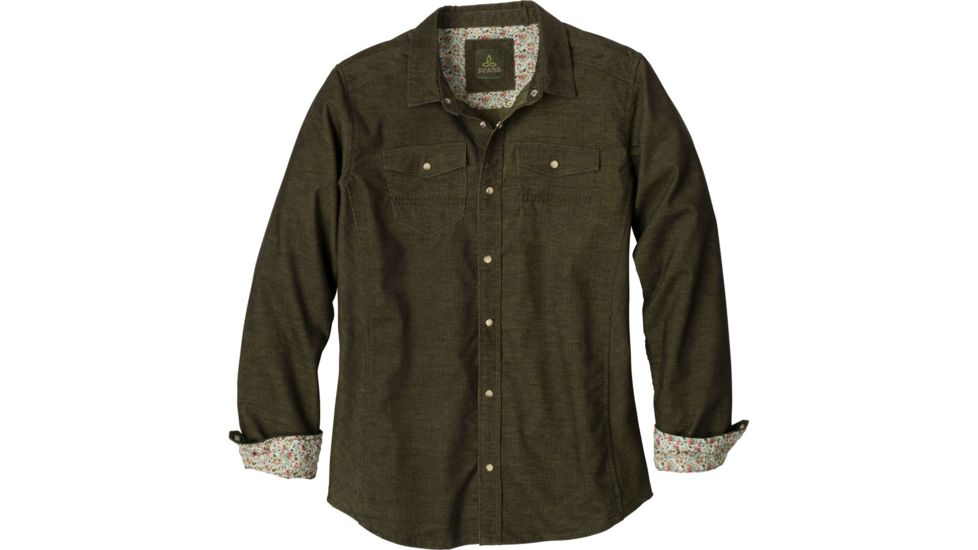 prAna Kellan Slim Shirt - Men's-Cargo Green-Small