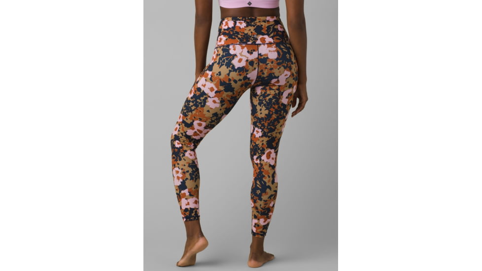 prAna Kimble Printed 7/8 Legging Pants, Nordic Pink Wildflower, Small, 1962541-650-RG-S