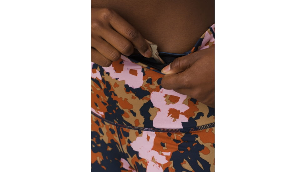 prAna Kimble Printed 7/8 Legging Pants, Nordic Pink Wildflower, Small, 1962541-650-RG-S