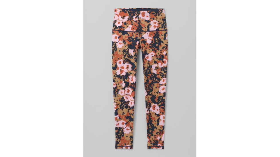 prAna Kimble Printed 7/8 Legging Pants, Nordic Pink Wildflower, Small, 1962541-650-RG-S