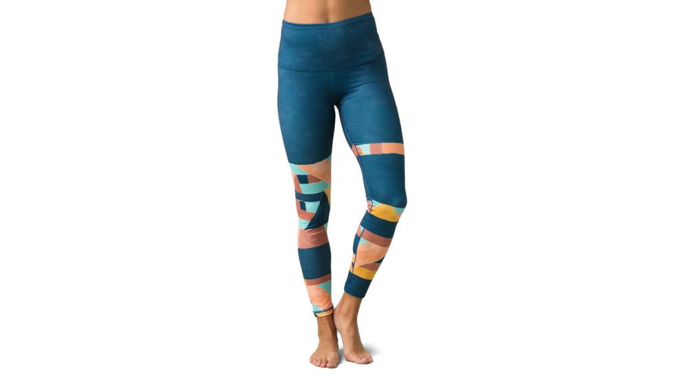 prAna Kimble Printed 7/8 Legging - Womens, Liqueur Seaglass, Medium, W41202023-LQSG-M