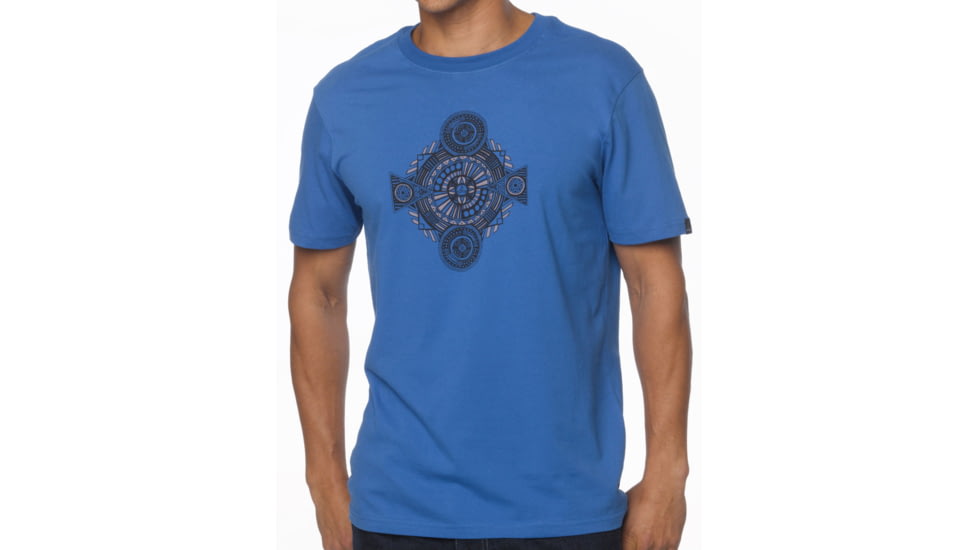 prAna Kiva T-Shirt - Men's -Classic Blue-Large
