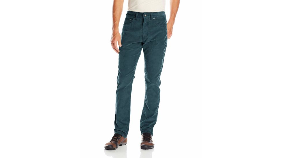 prAna Kravitz Cord Pant - Mens-Deep Balsam-Regular Inseam-28 Waist