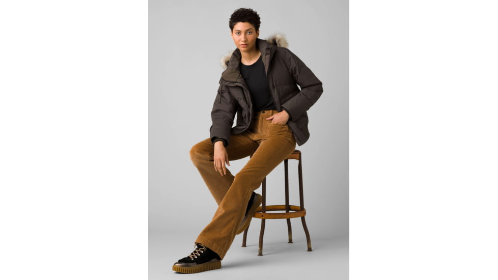 prAna Kromata Bomber Jacket - Women's, Small, Black Olive, 1961411-301-S