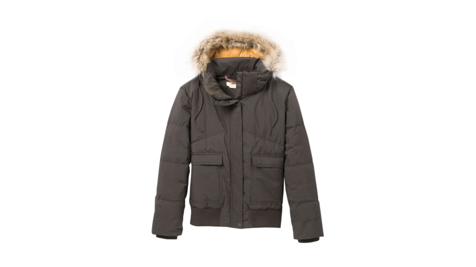 prAna Kromata Bomber Jacket - Women's, Small, Black Olive, 1961411-301-S
