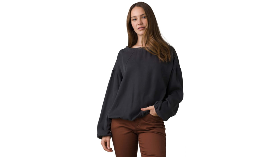 prAna Lavendar Bay Top - Womens, Coal, XS, 1970531-020-XS