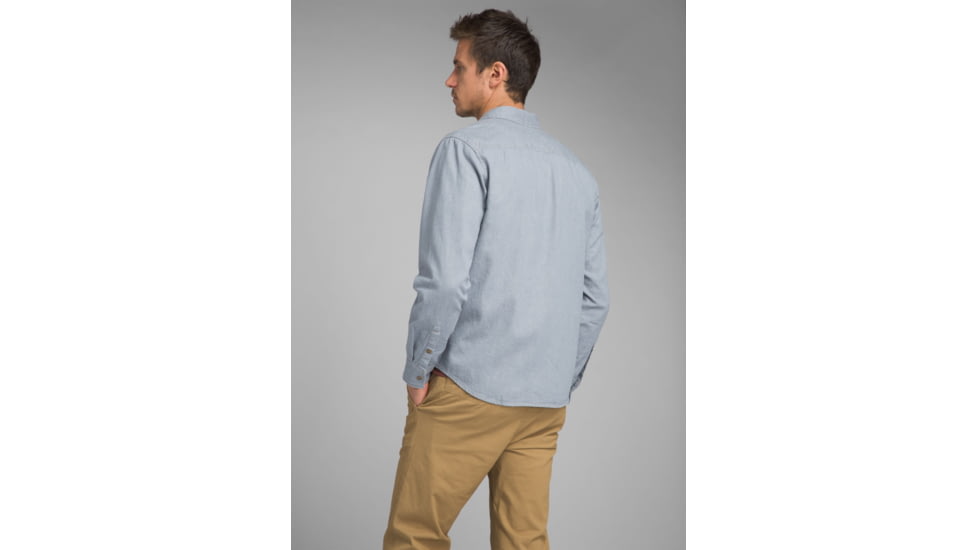 prAna Lenny Overshirt - Mens, Vintage Blue, Extra Large, M21191485-VIBL-XL