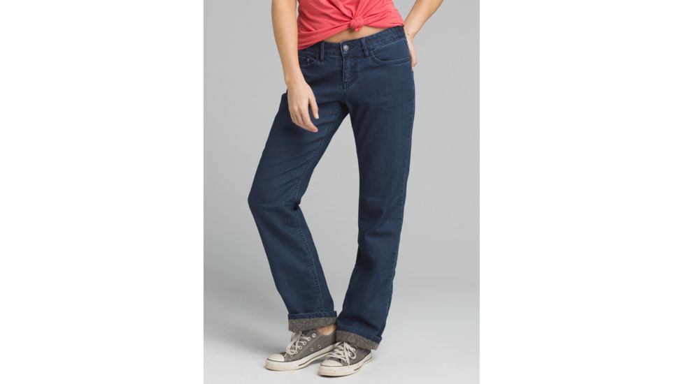 prAna Lined Boyfriend Jean - Womens, Indigo, 8, W43180630-IND-8