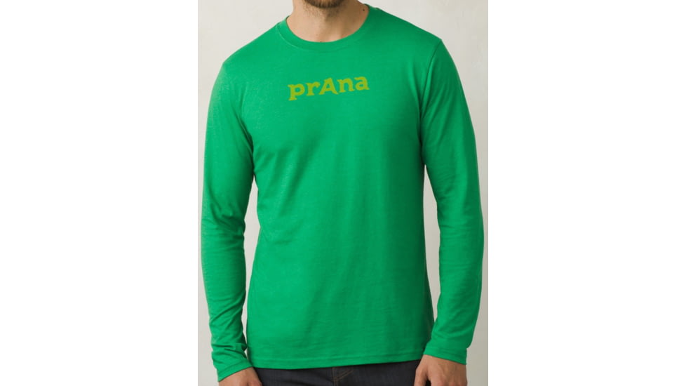 prAna Logo Long Sleeve Shirt - Men's, Peacock Eye, X-Large, M2LOGO316-PCEY-XL