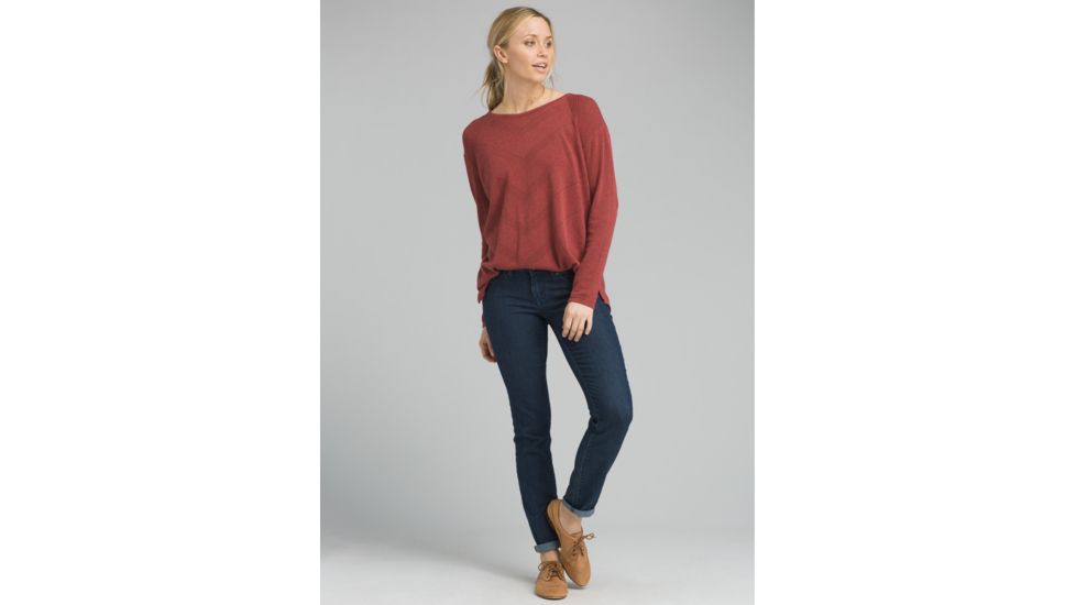 prAna Mainspring Sweater - Women's, Mulled Wine Heather, XSmall, W23180538-MWHT-XS