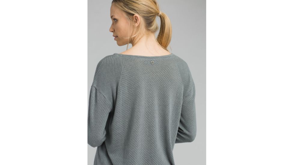 prAna Mainspring Sweater - Womens, Weathered Blue Heather, XSmall, W23180538-WBHT-XS