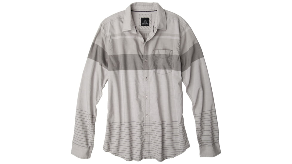prAna Malone Shirt - Men's-Grey-Small