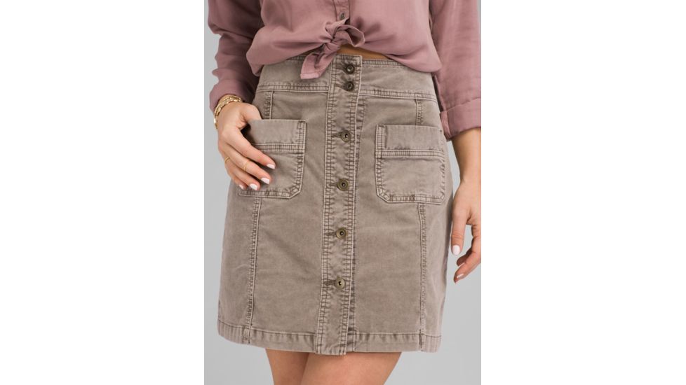 prAna Merrigan Skirt - Womens, Mud, 2, W33190879-MUD-2