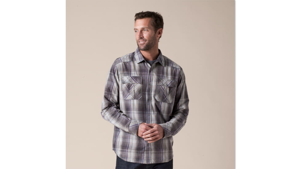 prAna Midas Long Sleeve Shirt - Men's-Coal-X-Large