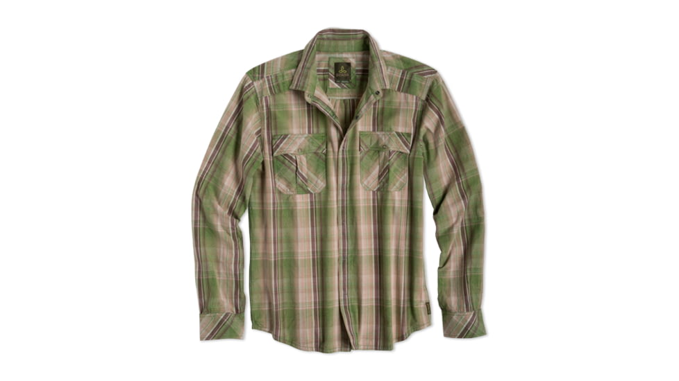 prAna Midas Long Sleeve Shirt - Men's-Deep Jade-Large