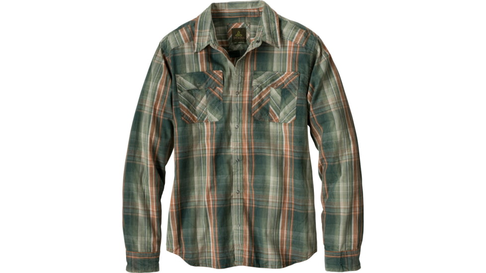 prAna Midas Long Sleeve Shirt - Men's-Pineneedle-Large