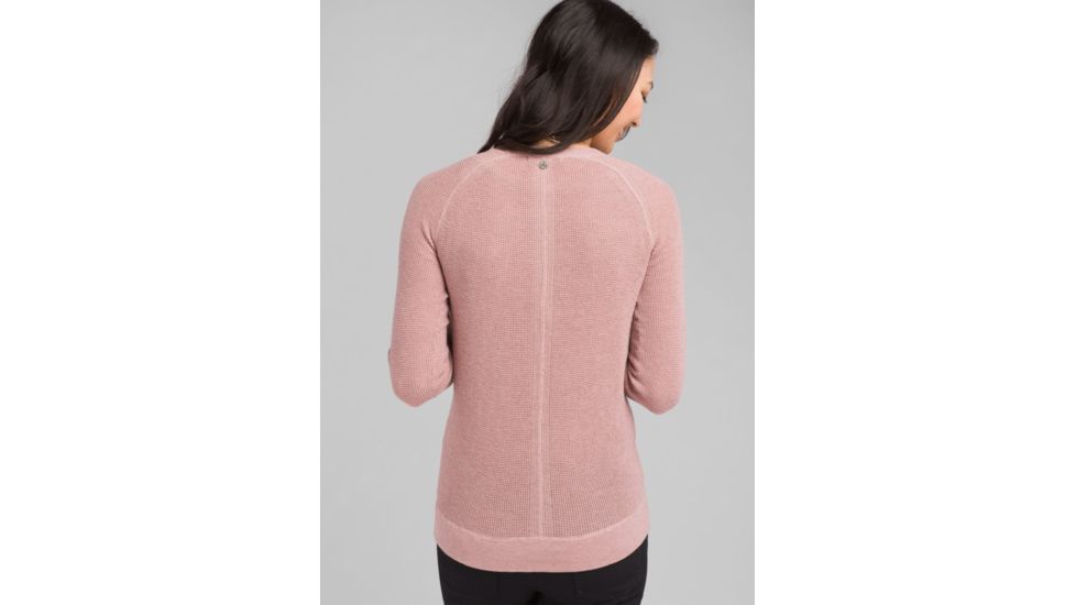 prAna Milani Crew - Womens, Light Mauve Heather, Small, W23190868-LMHT-S