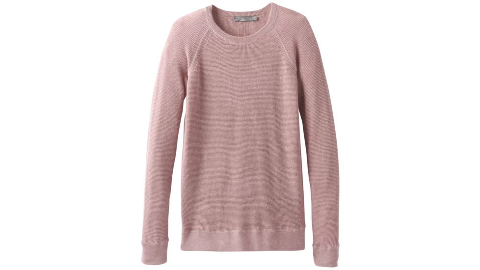 prAna Milani Crew - Womens, Light Mauve Heather, Small, W23190868-LMHT-S