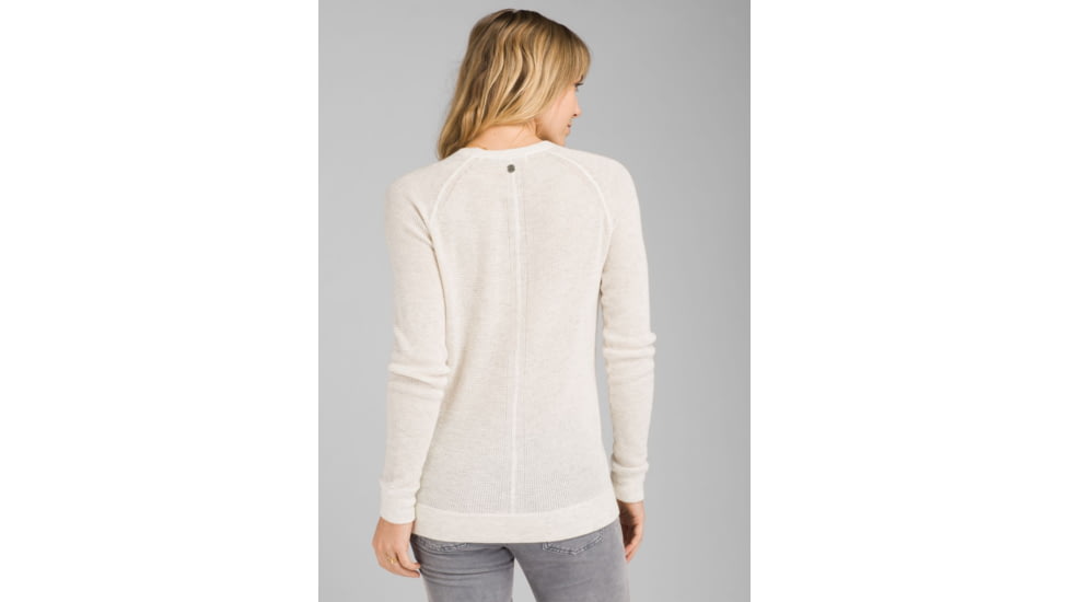 prAna Milani Crew - Womens, Moonlight Heather, Small, W23190868-MLHT-S