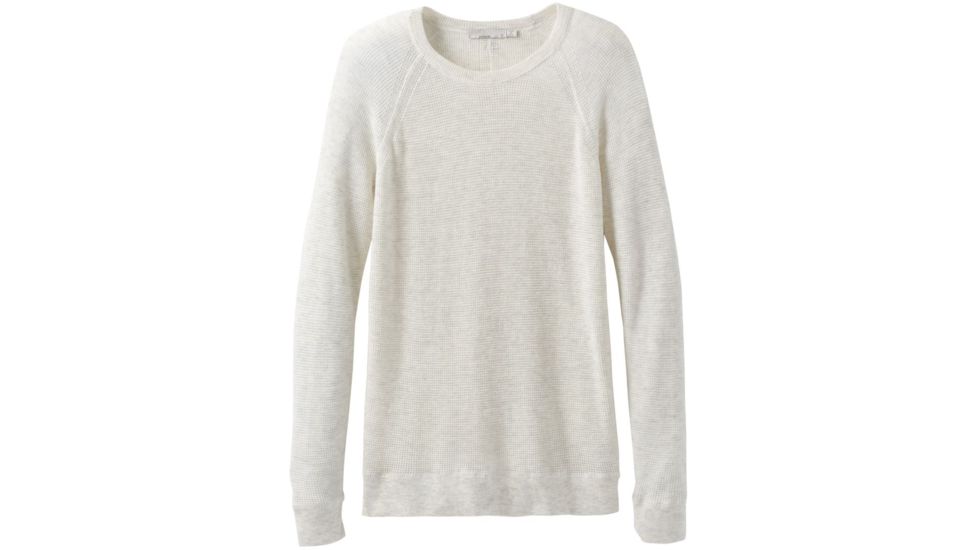 prAna Milani Crew - Womens, Moonlight Heather, Small, W23190868-MLHT-S