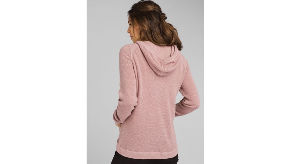 prAna Milani Hoodie - Womens, Light Mauve Heather, Medium, W23190869-LMHT-M