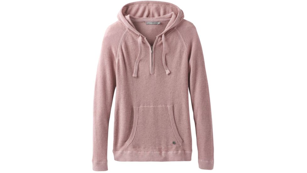 prAna Milani Hoodie - Womens, Light Mauve Heather, Medium, W23190869-LMHT-M