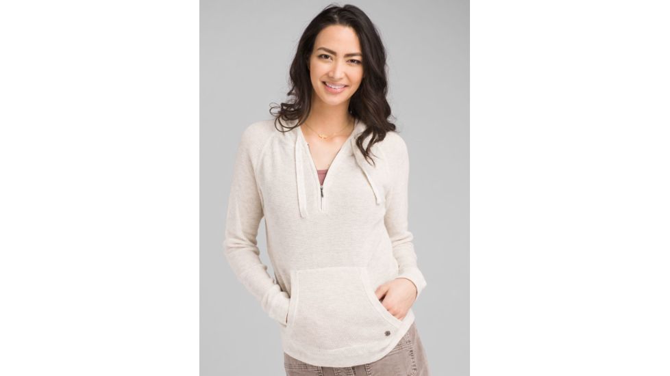 prAna Milani Hoodie - Womens, Moonlight Heather, Medium, W23190869-MLHT-M